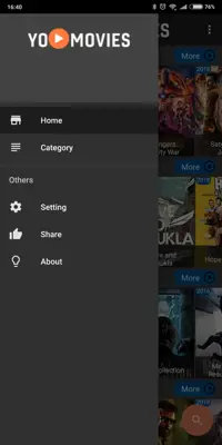 Yo Movies android App screenshot 1